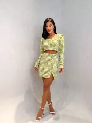 Closet - Saia curta com transpasse