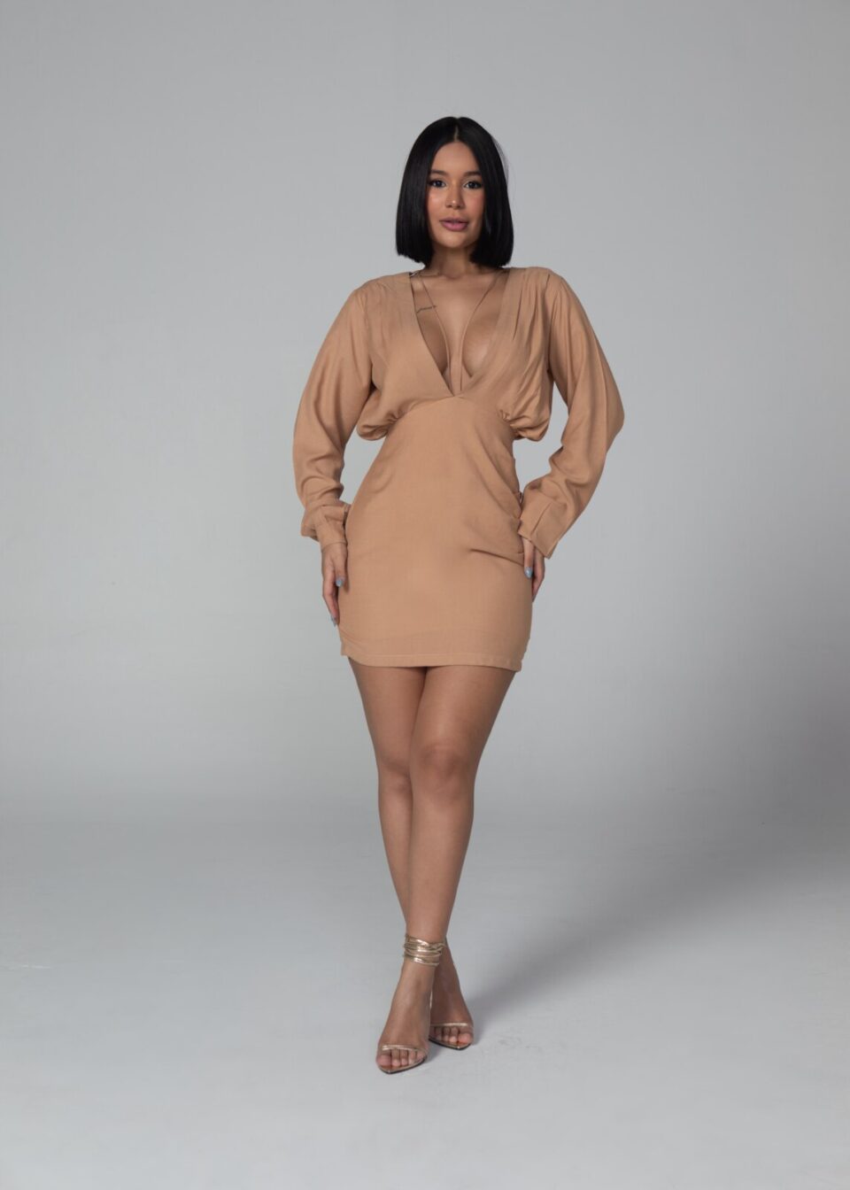 Closet - Vestido Blusado Com Pregas Carolyn