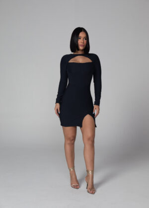 Closet - Vestido Corset Reto com Manga Amber