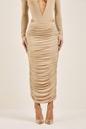 Closet - Saia Midi Franzida Tatiana