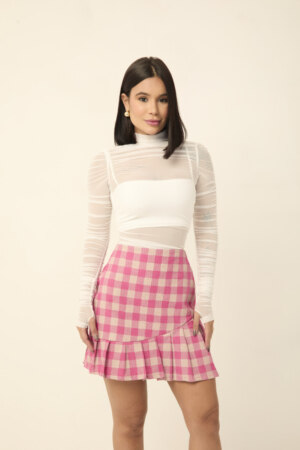 Closet - Body Tule franzido Gabriela