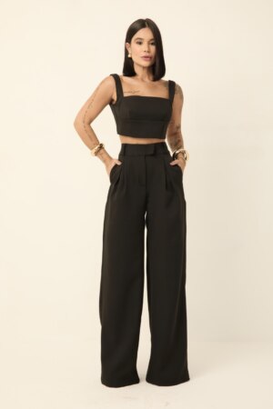 Closet - Calça Reta Alfaiataria Sasha