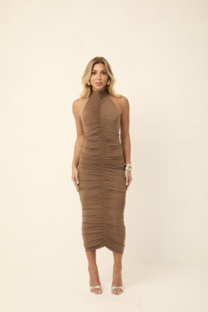 Closet - Vestido Frente Única Midi Eva