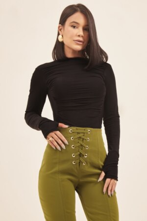Closet - Body Franzido Frontal Jessica