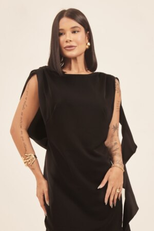 Closet - Vestido Curto Com Decote Nas Costas Amora