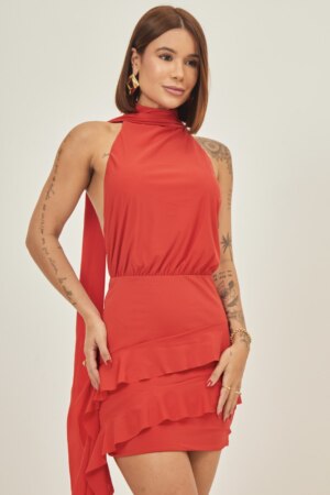 Closet - Vestido Curto Frente Única Babi