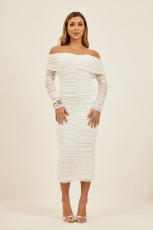 Closet - Vestido Midi Franzido Rayssa