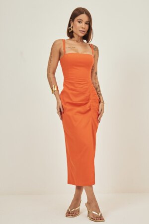 Closet - Vestido Midi Linho Monique