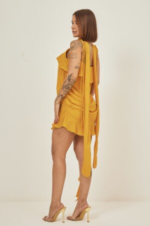 Closet - Vestido Curto Babados Wal