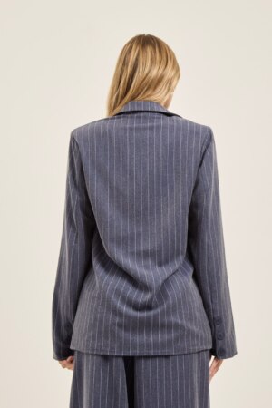 Closet - Blazer Over Unissex Risca De Giz