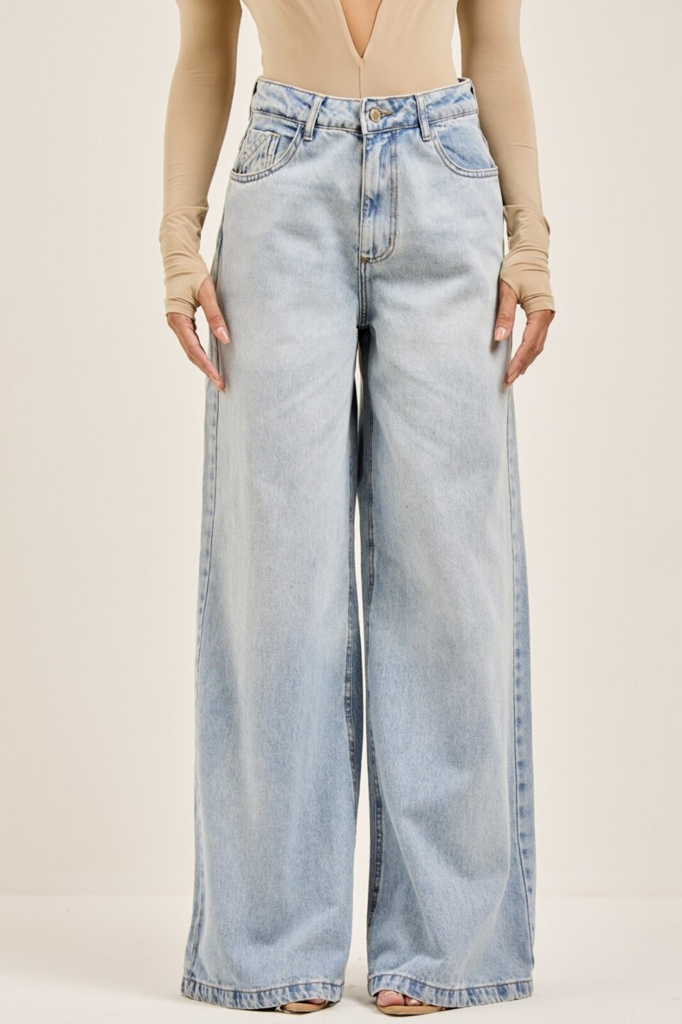 Closet - Calça Jeans Pantalona Clo