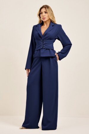Closet - Conjunto Blazer Corset e Calça Pantalona