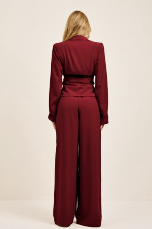 Closet - Conjunto Blazer Corset e Calça Pantalona