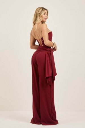 Closet - Macacão Corset Pantalona Jamile