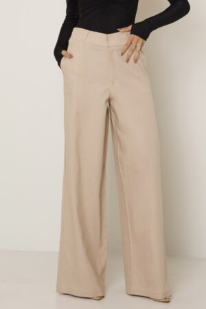 CLOSET: Moda Feminina Elegante, Exclusiva e Atemporal - Calça Reta Linho Deise