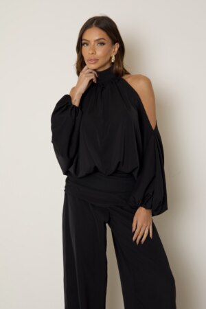 CLOSET: Moda Feminina Elegante, Exclusiva e Atemporal - Macacão Com Manga Longa Rosana