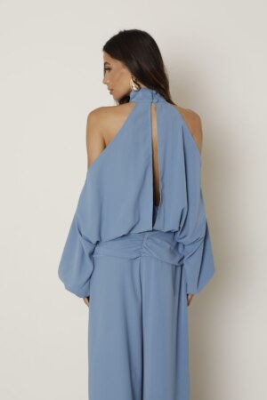 CLOSET: Moda Feminina Elegante, Exclusiva e Atemporal - Macacão Com Manga Longa Rosana