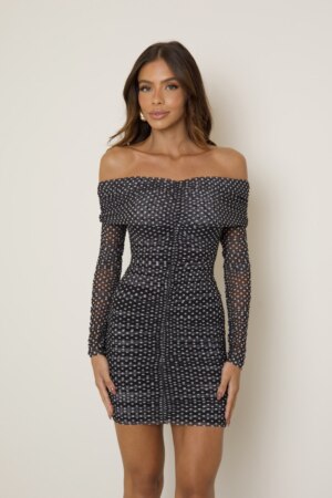 CLOSET: Moda Feminina Elegante, Exclusiva e Atemporal - Vestido Curto Franzido Tule Rayssa