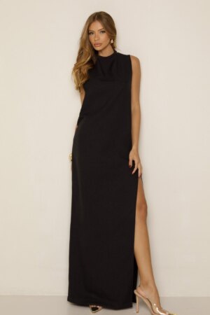 CLOSET: Moda Feminina Elegante, Exclusiva e Atemporal - Vestido Longo Decote Nas Costas Silvia