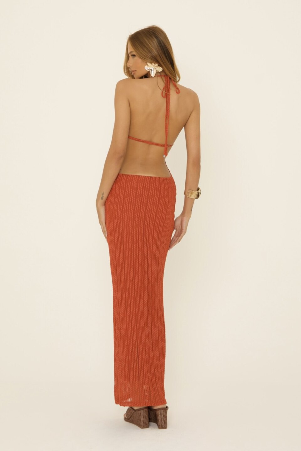 CLOSET: Moda Feminina Elegante, Exclusiva e Atemporal - Vestido Mídi Renda Frente Única Jojo