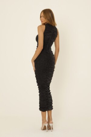 CLOSET: Moda Feminina Elegante, Exclusiva e Atemporal - Vestido Midi Tule Brilhoso Cristina