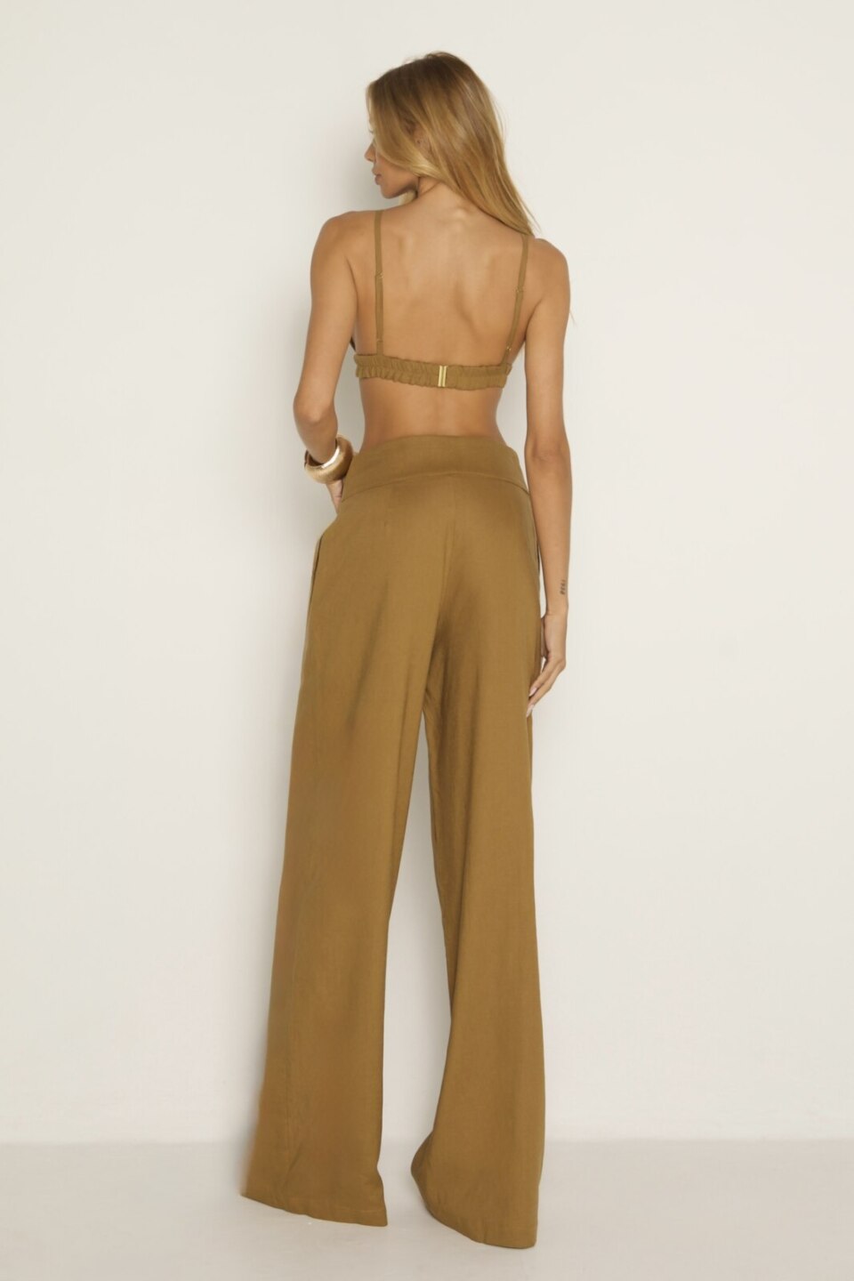 CLOSET: Moda Feminina Elegante, Exclusiva e Atemporal - Conjunto top e calça linho Alice