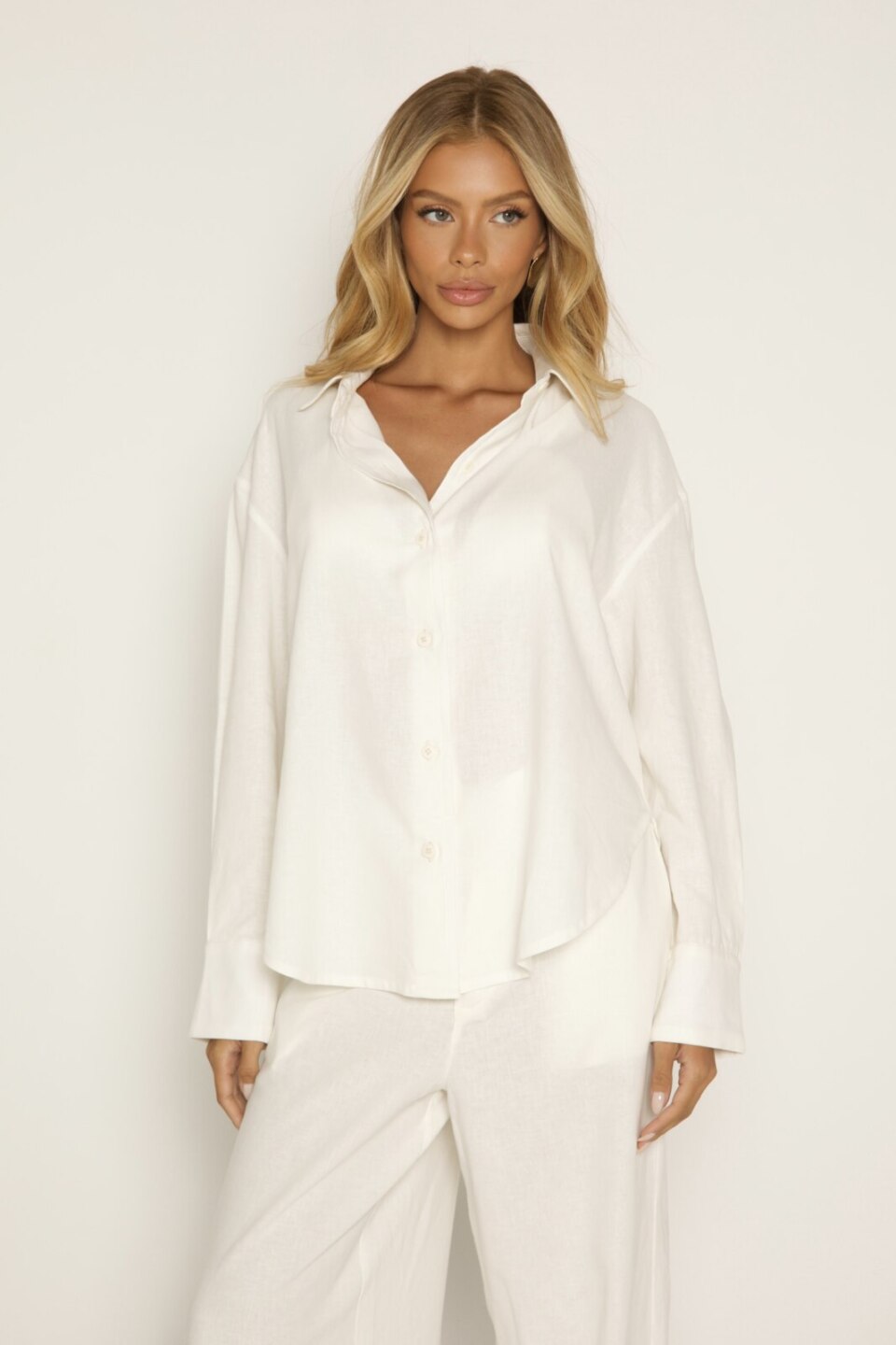 CLOSET: Moda Feminina Elegante, Exclusiva e Atemporal - Conjunto top e calça linho Alice