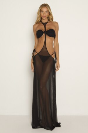 CLOSET: Moda Feminina Elegante, Exclusiva e Atemporal - Saia de praia tule