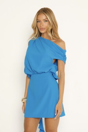 CLOSET: Moda Feminina Elegante, Exclusiva e Atemporal - Vestido curto blusa assimétrica Paula