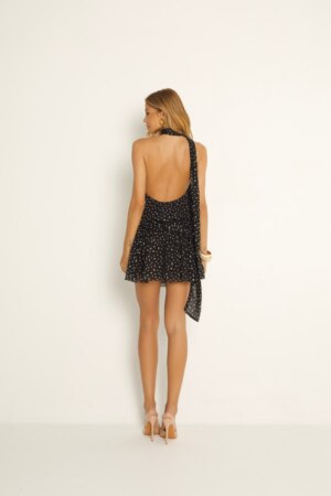 CLOSET: Moda Feminina Elegante, Exclusiva e Atemporal - Vestido curto estampado Poá