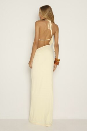 CLOSET: Moda Feminina Elegante, Exclusiva e Atemporal - Vestido longo Degagê Bruna