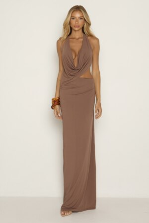 CLOSET: Moda Feminina Elegante, Exclusiva e Atemporal - Vestido longo Degagê Bruna